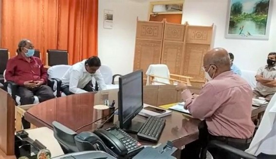 Municipal Poll : State Election Commissioner met Political Party Leaders Municipal Poll : State Election Commissioner met Political Party Leaders